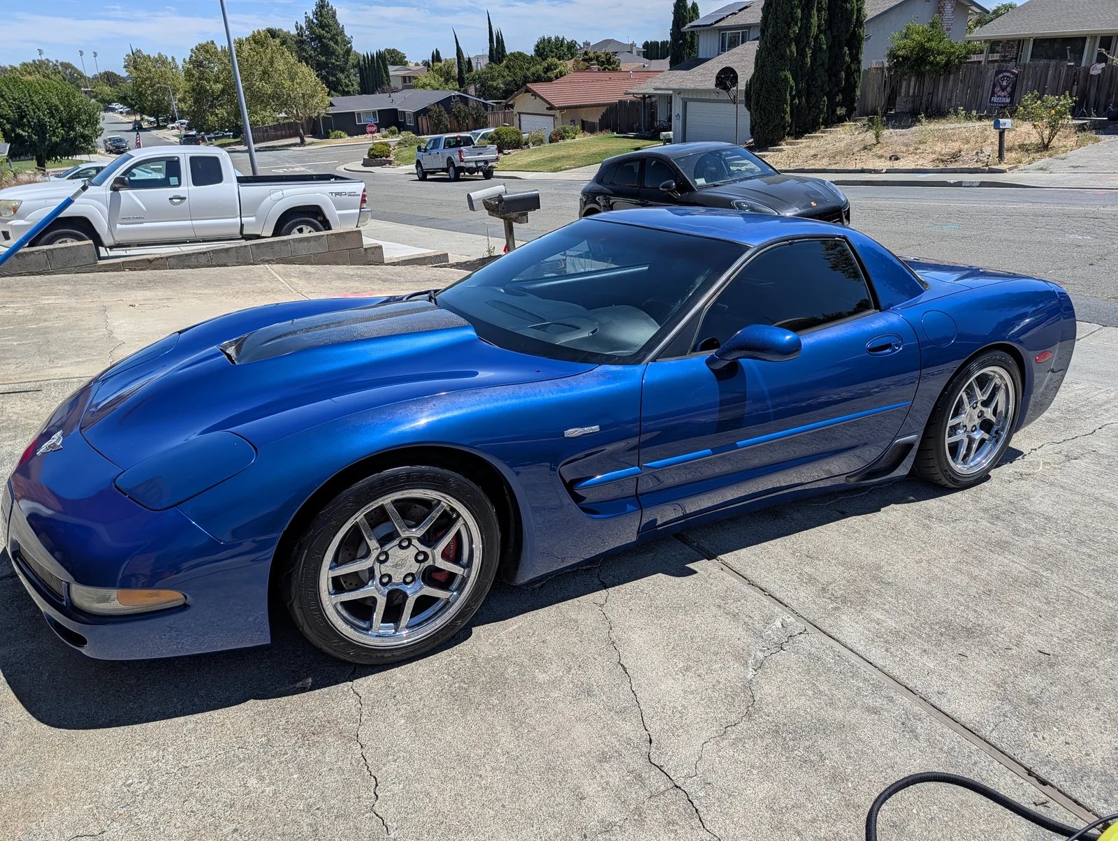 Corvette after express wash by Pride Auto Wash