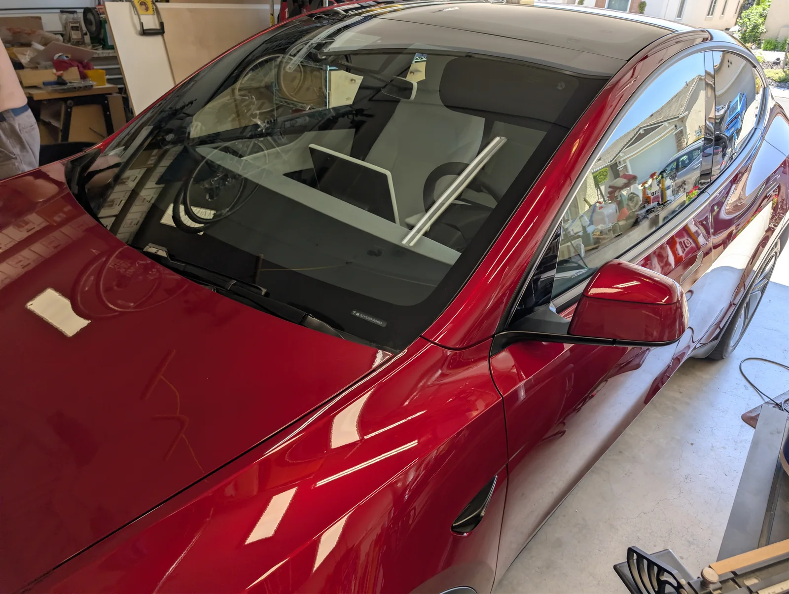 Tesla after exterior detail by Pride Auto Wash